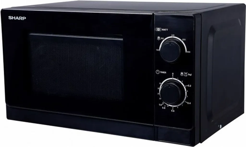 Sharp R200BKW Mikrowellen - Schwarz 5 Sharp R200BKW Mikrowellen - Schwarz – Bild 3