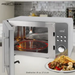 ProfiCook Mikrowelle Mit Grill PC-MWG 1175, 20 Liter Garraum, 1.000 Watt Grill, 800 Watt Mikrowelle, Verspiegelte Glasfront -Bosch Verkäufe 3e028637dffdcf94504a2612e58f2de6