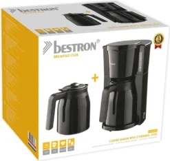 Bestron Kaffeemaschine Mit 2 Thermokannen ACM900TD 900 W Schwarz 19 Bestron Kaffeemaschine Mit 2 Thermokannen ACM900TD 900 W Schwarz -Bosch Verkäufe 3ef1f9d38f4f36d7ecc85f295e9f8782