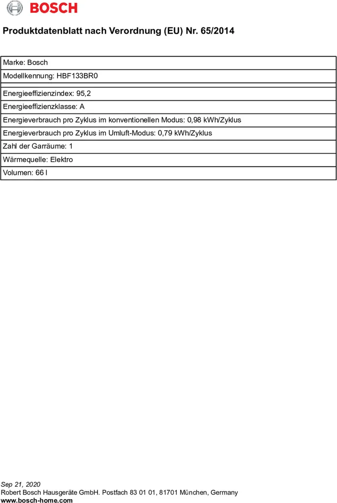 Bosch Einbau-Backofen HBF133GR0 13 Bosch Einbau-Backofen HBF133GR0 – Bild 11