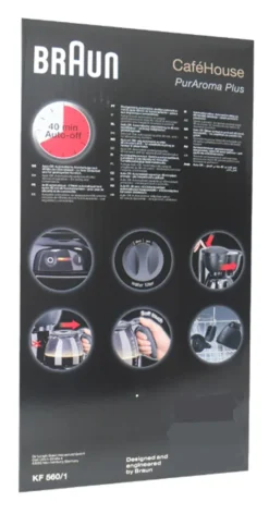 BRAUN Kaffeemaschine KF 560/1 Schwarz -Bosch Verkäufe 41616b6fb26645fd2c515464ecc33e7b