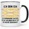 Lustige Tasse Automechaniker KFZ Mechaniker Geschenk Mechatroniker Werkstatt Tasse (Schwarz) -Bosch Verkäufe 432f5d85afefad8d6b1a265bfa85fd40