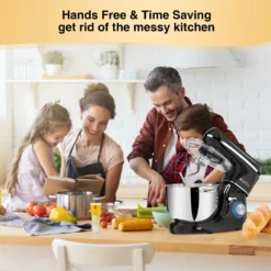 KUCCU Küchenmaschine,1500W Leistungsstarke Knetmaschine, Mit Knet-und Rührfunktion 6 Geschwindigkeiten Geräuscharme Teigknetmaschine 6,5 Liter Edelstahlschüssel Knethaken & Schneebesen Spritzschutz -Bosch Verkäufe 44a050ee3a8a22e60871f9634423921b