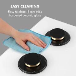 Klarstein Goldflame 4 Gaskochfeld , 4-flammig , Autark , 60 Cm , Einbau , Messing-Brenner , Erdgas/Propangas , Sicherheitsventile , Automatische Abschaltung , Topfträger Aus Gusseisen , Inkl. Schlauch Und Druckminderer , Glaskeramik Ø 8 Mm , Weiß -Bosch Verkäufe 4519e33b32c929227a292e7073843d68