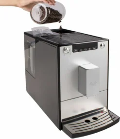 MELITTA E950-666 - Automatische Kaffeemaschine Solo Pure Silver - 1400 W - 3 Intensitätseinstellungen - 125 G Bohnenbehälter -Bosch Verkäufe 47d43e8e3ebb1114318fa9dbbff9121e