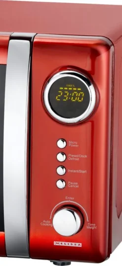 Melissa 16330109 CLASSICO Retro 20 Liter Mikrowelle Rot Metallic -Bosch Verkäufe 4825fce0065a019312963e53fd45c441