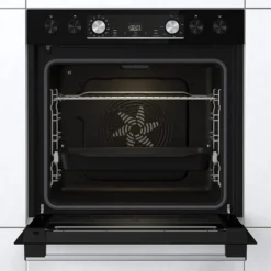 Gorenje Black Set 4 PYROLYSE Einbauherd - Set Mit Glaskeramik-Kochfeld Mit Edelstahlrahmen - 77L XXL Volumen - GentleClose - AirFry - PizzaMode - ChildLock - PerfectGrill - Teleskopauszüge - Schwarz -Bosch Verkäufe 48ba6731dda341bc2ff8cfe8d39ca193