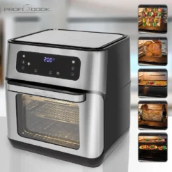 ProfiCook PC-FR 1200 H Heißluft-Fritteuse, 9 Automatikprogramme Inkl. Variabler Zeit Und Temperatureinstellung, Kapazität: Ca. 11 Liter, 4 Einschubhöhen Für Optimale Backergebisse, Edelstahl-schwarz 24 ProfiCook PC-FR 1200 H Heißluft-Fritteuse, 9 Automatikprogramme Inkl. Variabler Zeit Und Temperatureinstellung, Kapazität: Ca. 11 Liter, 4 Einschubhöhen Für Optimale Backergebisse, Edelstahl-schwarz -Bosch Verkäufe 4a7c267d27d1ed385690e45187e13cde