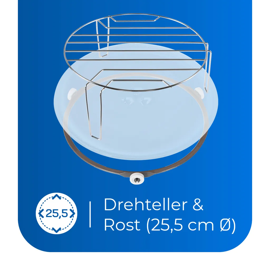 Exquisit Mikrowelle RMW720-3GDIG Rot | 20 Liter Nutzinhalt | 1000 Watt | Rot 6 Exquisit Mikrowelle RMW720-3GDIG Rot | 20 Liter Nutzinhalt | 1000 Watt | Rot – Bild 4