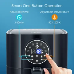 Aigostar Mini Cube -3,5L, 7 In 1 Heißluftfritteuse Heisluft Airfryer Mit Schneller Luftzirkulation Und 60 Min Timer, Auto-Off Sicherheitssensoren Fritteuse, Antihaft-Korb, Schwarz 13 Aigostar Mini Cube -3,5L, 7 In 1 Heißluftfritteuse Heisluft Airfryer Mit Schneller Luftzirkulation Und 60 Min Timer, Auto-Off Sicherheitssensoren Fritteuse, Antihaft-Korb, Schwarz -Bosch Verkäufe 4cece25b9f490e08f61ecd4157c19f86