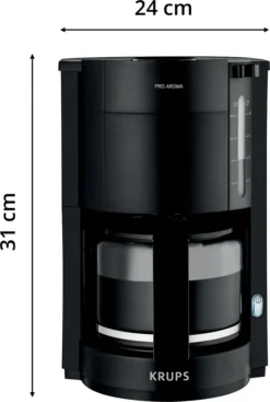 Krups F30908 ProAroma Kaffeemaschine Schwarz -Bosch Verkäufe 4e77a1710c579c45f1ed993707d4474c