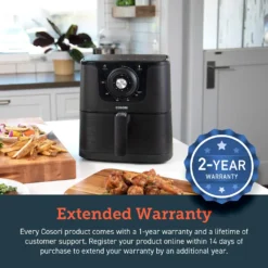 Cosori Original 5,5-Liter Heißluftfritteuse Mit Spießregalsatz; CO158-AF-RXB -Bosch Verkäufe 5073d6e0c827f361d9c0c7318a2de334