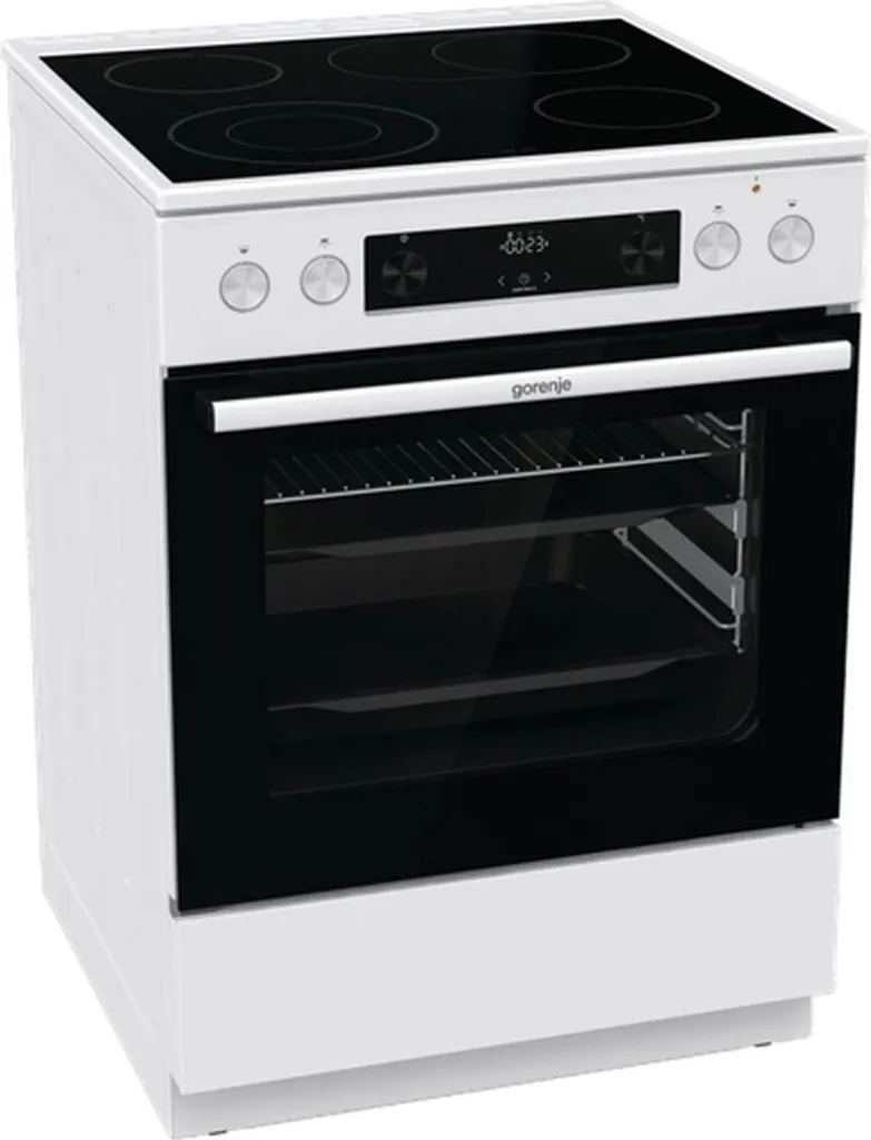 Gorenje GECS6C 70 WPA Elektro-Standherd - Glaskeramik-Kochfeld - 71 Liter - ExtraSteam - GentleClose - AirFry - Versenkbare Knebel - AquaClean - PerfectGrill - Teleskopauszüge - Weiß 3 Gorenje GECS6C 70 WPA Elektro-Standherd - Glaskeramik-Kochfeld - 71 Liter - ExtraSteam - GentleClose - AirFry - Versenkbare Knebel - AquaClean - PerfectGrill - Teleskopauszüge - Weiß