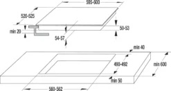 Gorenje ECD643BSC HiLight Kochfeld 60cm, 2-Kreis-/Bräterzone, Restwärmeanzeige - Passend Für Gorenje Einbauherd BC717E10X -Bosch Verkäufe 50a06faf8b9b01fe35e71e0b0d4a9d8d