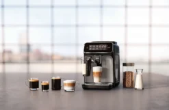 Philips Kaffeevollautomat 3200 Series, 5 Kaffeespezialitäten, LatteGo Milchsystem, Touchdisplay, Schwarz (EP3246/70) -Bosch Verkäufe 511b45cf55a610acdfe3b8267fb14a6e