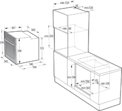Gorenje BPS6737E14BG Einbau-Elektrobackofen, Schwarz, 77 L Volumen, 59,5 Cm Breite, Ober-/Unterhitze + Umluft, Selbstreinigungsfunktion, Display, Integrierte Uhr -Bosch Verkäufe 53666cf1c6f57705b0b0bb7b7aad62b4