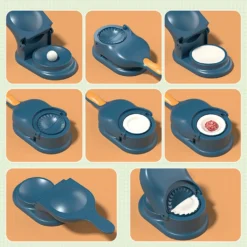 2er Set 2 In1 Knödel Haut Maker Presse Maschine Wrapper Mould Teig Griff Werkzeuge Knödelformdruck (blau) -Bosch Verkäufe 53ef8cc00d875fc48773d3bf6d325826