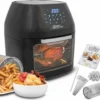 Mediashop Power AirFryer Multi-Function Heißluftfritteuse Backen Toasten Drehgrill Inkl. Rezeptheft Grillspieß 1800 Watt -Bosch Verkäufe 547350d87437c0fd6f002d12f657e4a8