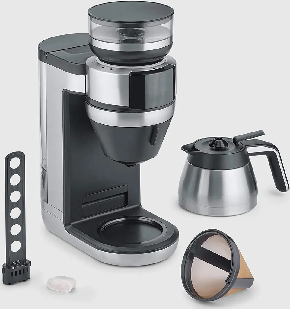 SEVERIN FILKA Vollautomat Für Filterkaffee Mit Thermokanne KA 4851 Aus Edelstahl, Matt-schwarz Edelstahl-gebürstet 11 SEVERIN FILKA Vollautomat Für Filterkaffee Mit Thermokanne KA 4851 Aus Edelstahl, Matt-schwarz Edelstahl-gebürstet – Bild 9
