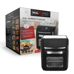 MAXXMEE Heißluft-Fritteuse Digital - 12 L Fassungsvermögen - Schwarz Heißluft Fritteuse Friteuse Fritöse Airfryer 12L XXL Backofen Drehgrill Digital -Bosch Verkäufe 563af81c2abc1e187914eb4e46b37972