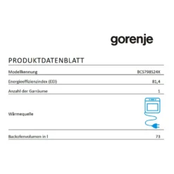 Gorenje - BCS798S24X - Einbau-Kombi-Dampfgarer - Edelstahl -Bosch Verkäufe 567859ce69988db67fa54c01be0aa3a6