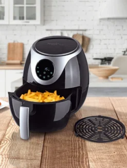 MAXXMEE Heißluft-Fritteuse Digital - 3 Liter Fassungsvermögen - Schwarz/silber -Bosch Verkäufe 570bb1279b45129c3b3140c2830662de