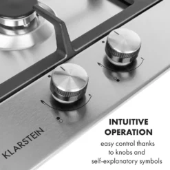 Klarstein Ignito Domino Gaskochfeld , 2-flammig , Autark , 30 Cm , Einbau , Sabaf-Brenner , Erdgas/Propangas , Sicherheitsventile , Automatische Abschaltung , Topfträger Aus Gusseisen , Edelstahl , Silber -Bosch Verkäufe 580c14c6ea50062a1ff80d22449e3453