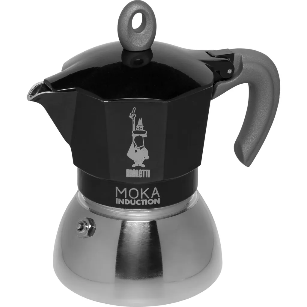 Bialetti MOKA 4TZ Induction Nera 3 Bialetti MOKA 4TZ Induction Nera