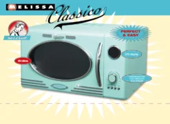 Melissa 16330122 CLASSICO Retro Mint Baby Blue 25 Liter Mikrowelle Mit Grill -Bosch Verkäufe 5a1878f0900d463a9b31b31973aa9f7c