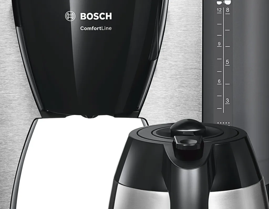 Bosch TKA6A683 ComfortLine Thermo-Filterkaffeemaschine Kunststoff Mit Edelstahl Edelstahl, Schwarz 5 Bosch TKA6A683 ComfortLine Thermo-Filterkaffeemaschine Kunststoff Mit Edelstahl Edelstahl, Schwarz – Bild 3