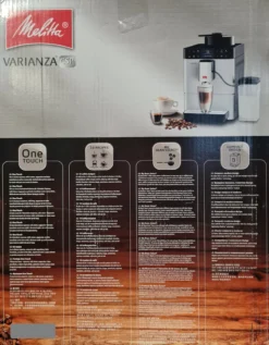 Melitta Caffeo Varianza CSP F570-101 Kaffeevollautomat Mit Milchbehälter, One Touch Funktion - Silber -Bosch Verkäufe 5b6d1bec93ae2c63f7510740250b5fc3