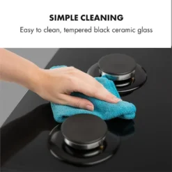 Klarstein Gasherd Einbau-Gaskochfeld - Sabaf-Brenner - Gaskochfeld Für Propan/Erdgas - Gasherd Kochfeld Einbau Gasherd - Glaskeramik - 5-Flammig - Schwarz Einbau Gas Kochfeld Gasherd 5 Platten Kochfelder Herdplatte Kochplatte Einbaukochfeld -Bosch Verkäufe 5e6df163d15b489b763d09355cab0802