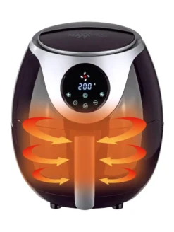 MAXXMEE Heißluft-Fritteuse Digital - 3 Liter Fassungsvermögen - Schwarz/silber -Bosch Verkäufe 5f5449fcf098eccff46f441e49e53cb5