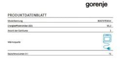 HERDSET Gorenje Einbaubackofen Mit Glaskeramikkochfeld - Autark, 80 Cm BräterZone -Bosch Verkäufe 5f6b3a984c32a2ff56725c8bf2d458ec