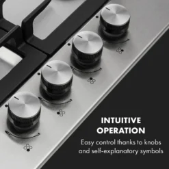 Klarstein Gasherd Einbau-Gaskochfeld - Sabaf-Brenner - Gaskochfeld Für Propan/Erdgas - Gasherd Kochfeld Einbau Gasherd Glaskeramik - 4-Flammig - Silber Einbau Gas Kochfeld Gasherd 4 Platten Kochfelder Herdplatte Kochplatte Einbaukochfeld -Bosch Verkäufe 5ffef5a690a21bdacc69b50d017f1a32