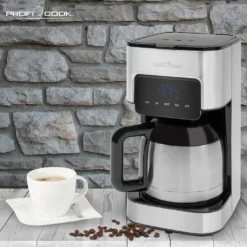 ProfiCook Kaffeeautomat PC-KA 1191 Für 8-10 Tassen, Elektronische Aromawahlfunktion, Sensor Touch-Bedienung, Edelstahl-Thermokanne (doppelwandig) 8 ProfiCook Kaffeeautomat PC-KA 1191 Für 8-10 Tassen, Elektronische Aromawahlfunktion, Sensor Touch-Bedienung, Edelstahl-Thermokanne (doppelwandig) -Bosch Verkäufe 6078831fe8fb88fb144222f478176886