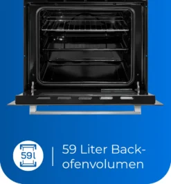 Exquisit EHE 156-2.1-Set Einbau-Herd Glaskeramikkochfeld | Ober-/Unterhitze | Grill | Inox -Bosch Verkäufe 6230086855e15d58c5ad78a1cf6a0aca