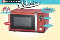 Melissa 16330109 CLASSICO Retro 20 Liter Mikrowelle Rot Metallic -Bosch Verkäufe 62d50cc0692cc61c7103701f61249db2