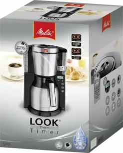 Melitta 1011-16 Look IV Therm Timer Schw/edelst. -Bosch Verkäufe 638356e6af1f92ac4010709a3ad72939