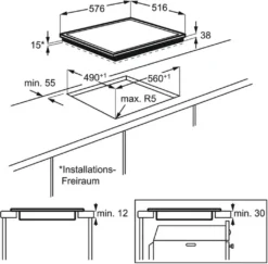 AEG - Kombi3025P (EPS33102ZM + HE604062XB) - Einbau-Herdset + Wok 28 Cm -Bosch Verkäufe 656f316356fdfe7bd116cd34f3f0e6b6 1