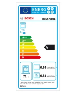 Bosch HBG5780B6 Serie 6 Einbaubackofen 71L Pyrolyse HomeConnect -Bosch Verkäufe 6594fb4f151ab3a360bf3ae0134084a3
