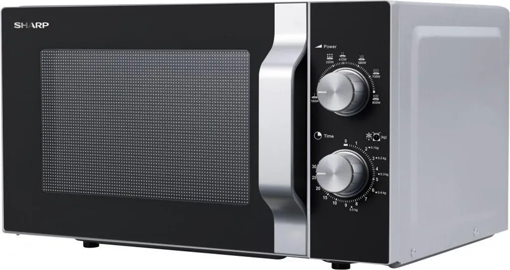 Mikrowelle Solo-Mikrowellengerät Sharp R204SA 6 Leistungsstufen 800 Watt Silber 8 Mikrowelle Solo-Mikrowellengerät Sharp R204SA 6 Leistungsstufen 800 Watt Silber – Bild 6