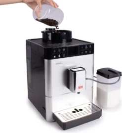 Melitta Caffeo Varianza CSP F570-101 Kaffeevollautomat Mit Milchbehälter, One Touch Funktion - Silber -Bosch Verkäufe 67769c1f3e6af480f229bc2b490a04dd