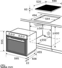 Exquisit EHE 156-2.1 UBZ-Set Einbauherd | 59 L Volumen | Glaskeramikkochfeld | Edelstahl -Bosch Verkäufe 693f21fbd78c27871d3046941f8a4172