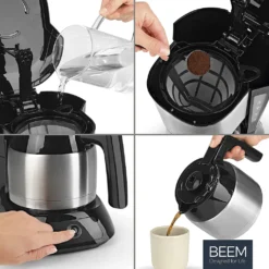 BEEM Filter Kaffeemaschine Thermo Permanentfilter 900W Filterkaffee Edelstahl 29 BEEM Filter Kaffeemaschine Thermo Permanentfilter 900W Filterkaffee Edelstahl -Bosch Verkäufe 69903d9b9cd8c6c78ec9eadc474e1230