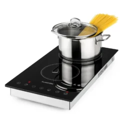 Klarstein VariCook Domino - Doppel-Kochplatte, Glas-Keramikkochfeld, Halogen-Einbaukochfeld, 1200 W / 1800 Watt, 16/20 Cm Durchmesser, 9 Leistungsstufen, Timer Und Abschaltautomatik, Schwarz -Bosch Verkäufe 6ab3188d95339eac81ca201cca00113a