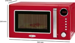 Clatronic MWG 790 2in1 Mikrowelle Retro-Design, 700 W Mikrowellenleistung, 1000 W Grillleistung, 20 L Garraum, Timerfunktion, Kindersicherung -Bosch Verkäufe 6ac2c18c777366df515173866cd0334a