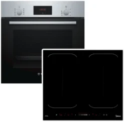 Set BOSCH Backofen Mit Induktionskochfeld Autark 60 Cm + Teleskopauszug LED -Bosch Verkäufe 70eb2336351deccf2be4c968d3702b14
