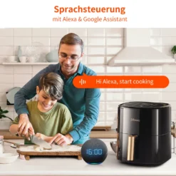 ULTENIC K10 XL Heißluftfritteuse, 5L Airfryer Mit 11 Programmen, Airfryer Mit Online-Rezepten, Touchscreen,1500W [Energieklasse A+++] -Bosch Verkäufe 71204f295fa6cc0f6bb17681bd53ab42
