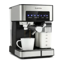 Arabica Comfort Espressomaschine 1350W 20 Bar 1,8l Touch-Bedienfeld Edelstahl